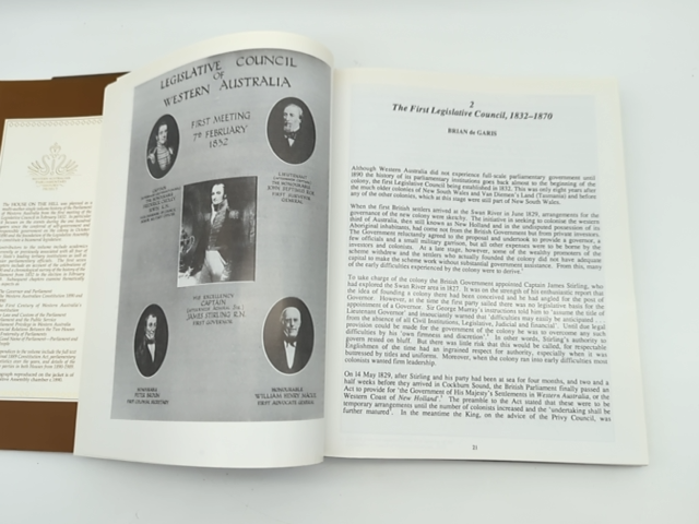 The House on the hill: A History of the Parliament of Western Australia, 1832-19 by David Black