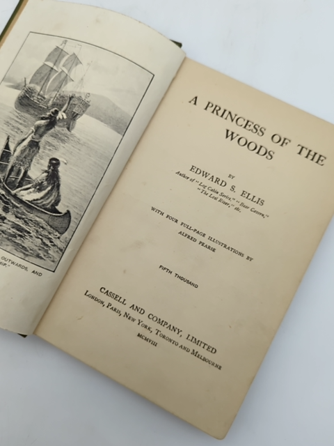 A Princess of the Woods by Edward S. Ellis (Hardcover, 1908) Indian Pocahontas by Edward S. Ellis