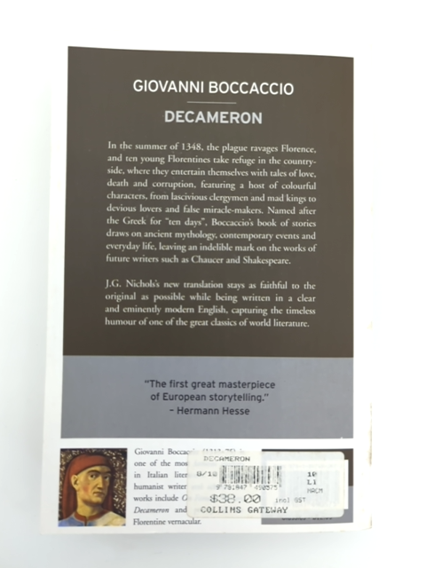 Decameron by Giovanni Boccacci (Paperback, 2008) Classic Literature by Giovanni Boccaccio
