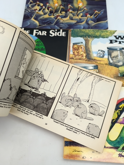 Gary Larson Bundle 5x Far Side Books: The Chickens are Restless; Beyond… by Gary Larson