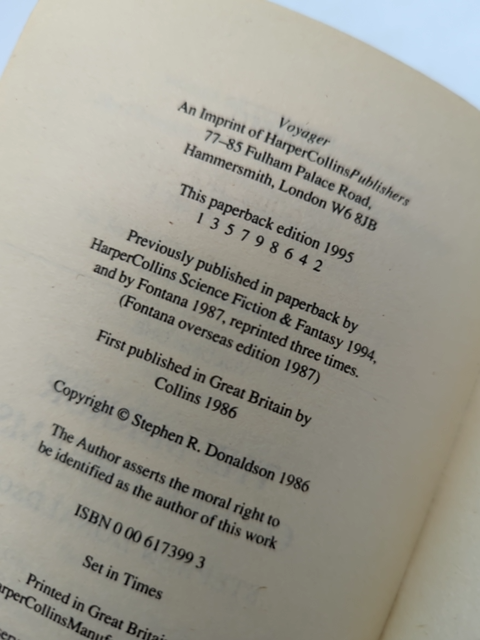 The Mirror Of Her Dreams by Stephen R Donaldson (Paperback, 1986) Fantasy by Stephen Donaldson