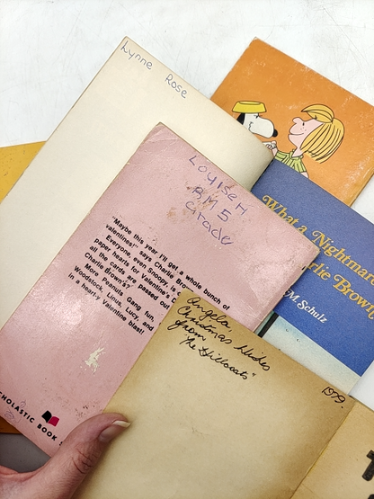 Charles M Schulz Paperback Bundle 5x Vintage Peanuts Paperbacks Snoopy Charli… by Charles M Schulz
