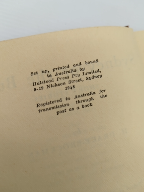 Sydney Or The Bush by H Drake-Brockman (Hardcover, 1948) by H Drake-Brockman