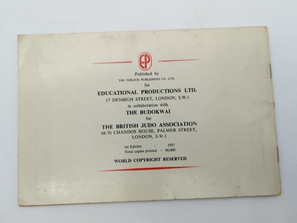 Vintage Martial Arts Book: Know The Game: Judo by The Budokwai (Paperback, 1958) by The Budokwai
