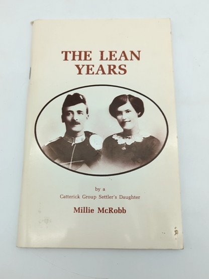 The Lean Years by Millie McRobb (1984) 1st Edition Signed, Australia History by Millie Mcrobb
