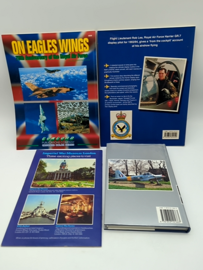 4x RAF books and magazines incl. RAF Gate Guards by Jim Simpson, Airforce by Various Authors