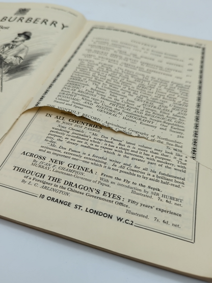 The Geographical Journal Volume LXXXIV6 No 6 Royal Geographical Society Map rare by The Royal Geographical Society