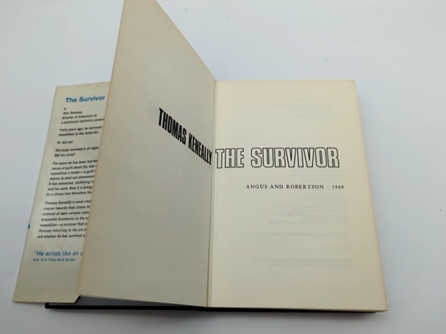 The Survivor by Thomas Keneally (Hardcover) Australian Literature by Thomas Keneally