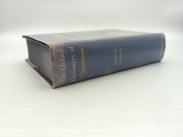 The Oxford Dictionary Of Quotations (Hardcover, 1966) Reference by Various