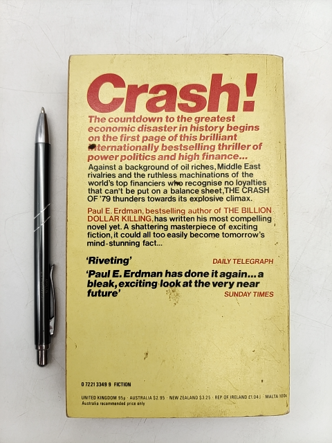 The Crash Of '79 by Paul E. Erdman (Paperback, 1978) 1976 Oil Crisis by Paul E. Erdman