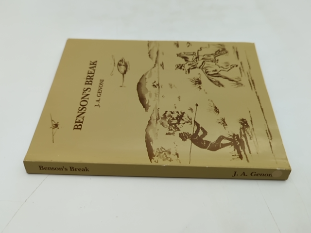 Benson's Break by J A Genoni (Paperback, 1986) Albany Western Australia by J A Genoni
