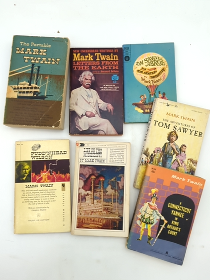 7x Mark Twain Classic American Literature: Adventures of Tom Sawyer Pudd'nhead… by Mark Twain
