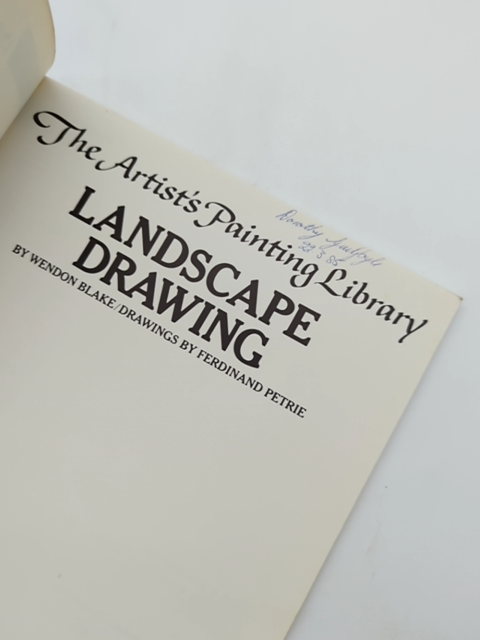 Landscape Drawing (the Artist's Painting Library), Wendon Blake, Art Instruction by Wendon Blake