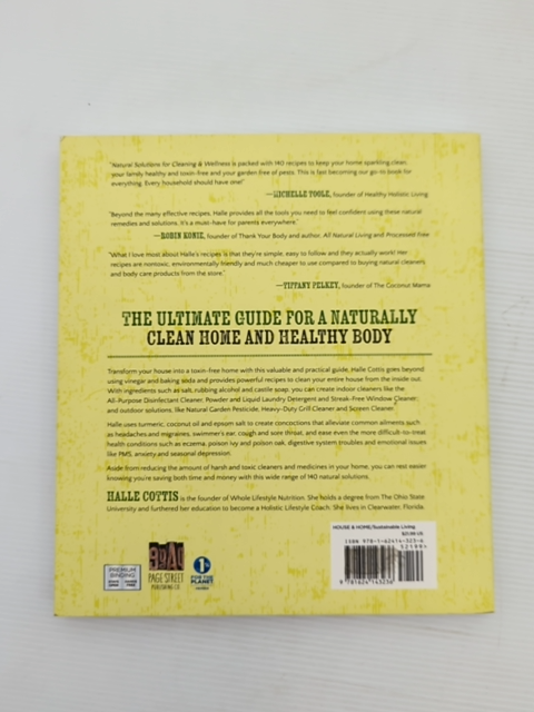 Natural Solutions For Cleaning Wellness Health Remedies And Green Cleaning Solut by Halle Cottis
