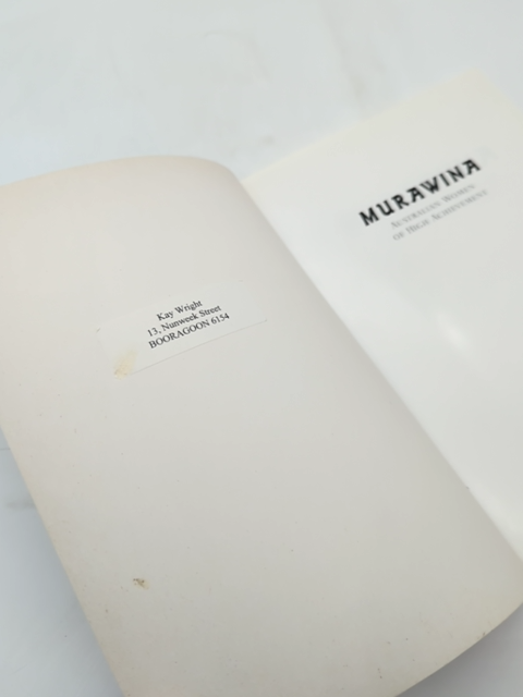 Murawina Australian Women Of High Achievement by Roberta B. Sykes by Roberta B. Sykes