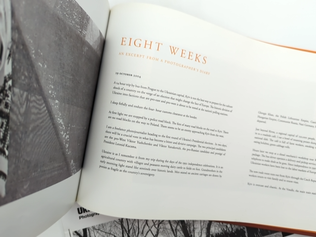 Ukraine from Liberation to Revolution, Bohdan Warchomij Photography Book Orange by Not Available