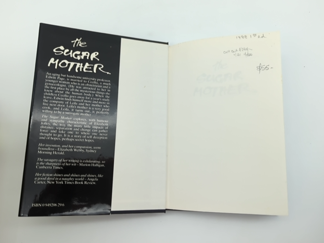 The Sugar Mother by Elizabeth Jolley (Hardcover, 1988) Signed, Romance Affair by Elizabeth Jolley