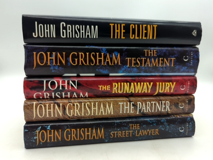 5x John Grisham Hardcover Bundle: Client, Testament, Partner, Runaway Jury... by John Grisham