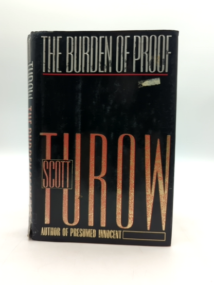The Burden Of Proof by Scott Turow (Hardcover, 1990) 1st Edition Legal Thriller by Scott Turow