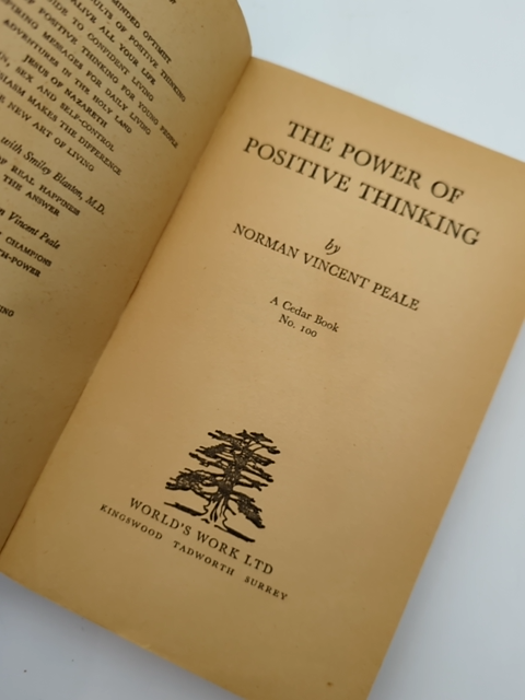 The Power Of Positive Thinking by Norman Vincent Peale (Softcover, Wraps, 1974) by Norman Vincent Peale