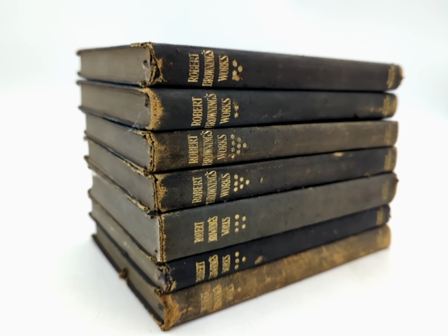 Robert Browning's Works, 7 Volumes (1916, John Murray) Vintage Poetry by Robert Browning