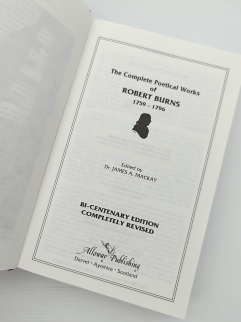Robert Burns, The Complete Poetical Works by Robert Burns, Poetry by Robert Burns