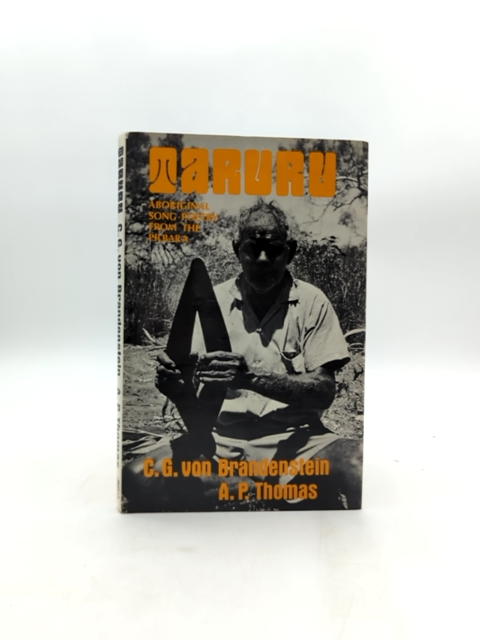 Taruru by Thomas & Brandenstein Hardcover 1974 Aboriginal Njangumarda Dreamtime by A P Thomas C G Brandenstein