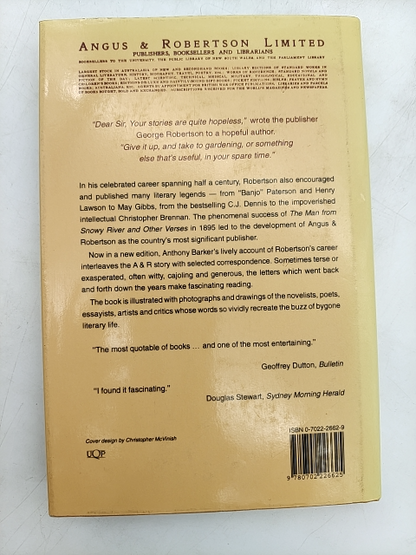 George Robertson: Publishing Life In Letters by Anthony Barker, Publishing by Anthony Barker