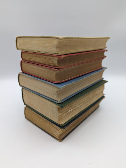 6x Rare Vintage Books Scarlet Pimpernickel Series Omnibus Baroness Emmuska Orczy by Baroness Orczy