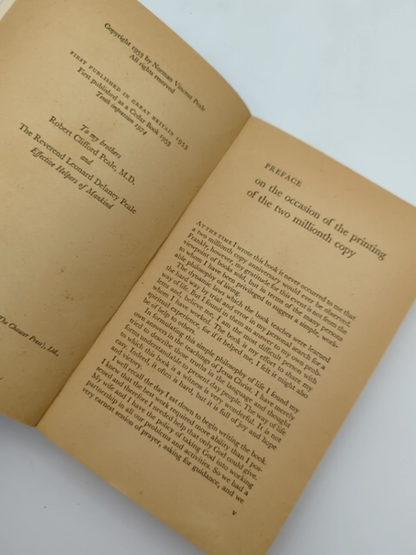 The Power Of Positive Thinking by Norman Vincent Peale (Softcover, Wraps, 1974) by Norman Vincent Peale