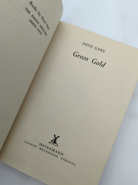 Green Gold by Nene Gare (Hardcover, 1963) by Nene Gare
