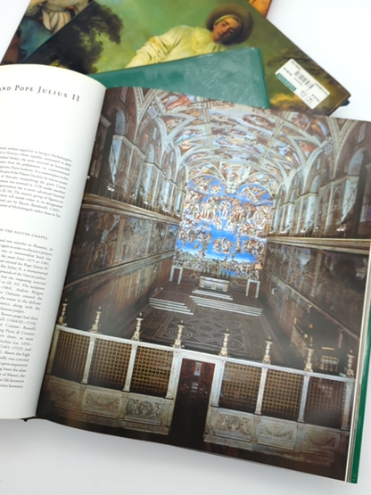 4x Masters Art Books: Michelangelo; Tintoretto; Antoine Wattean; Pieter Bruegel by Koneman