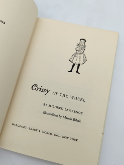 Crissy at the Wheel by Mildred Lawrence (Hardcover, 1952) 1st Edition Fiction by Mildred Lawrence