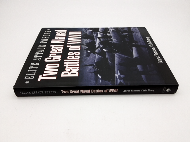 2 WWII Naval Battles: Hunt the Bismarck & Battle of Coral Sea (Hardcover 2007) by Chris Henry, Angus Konstam