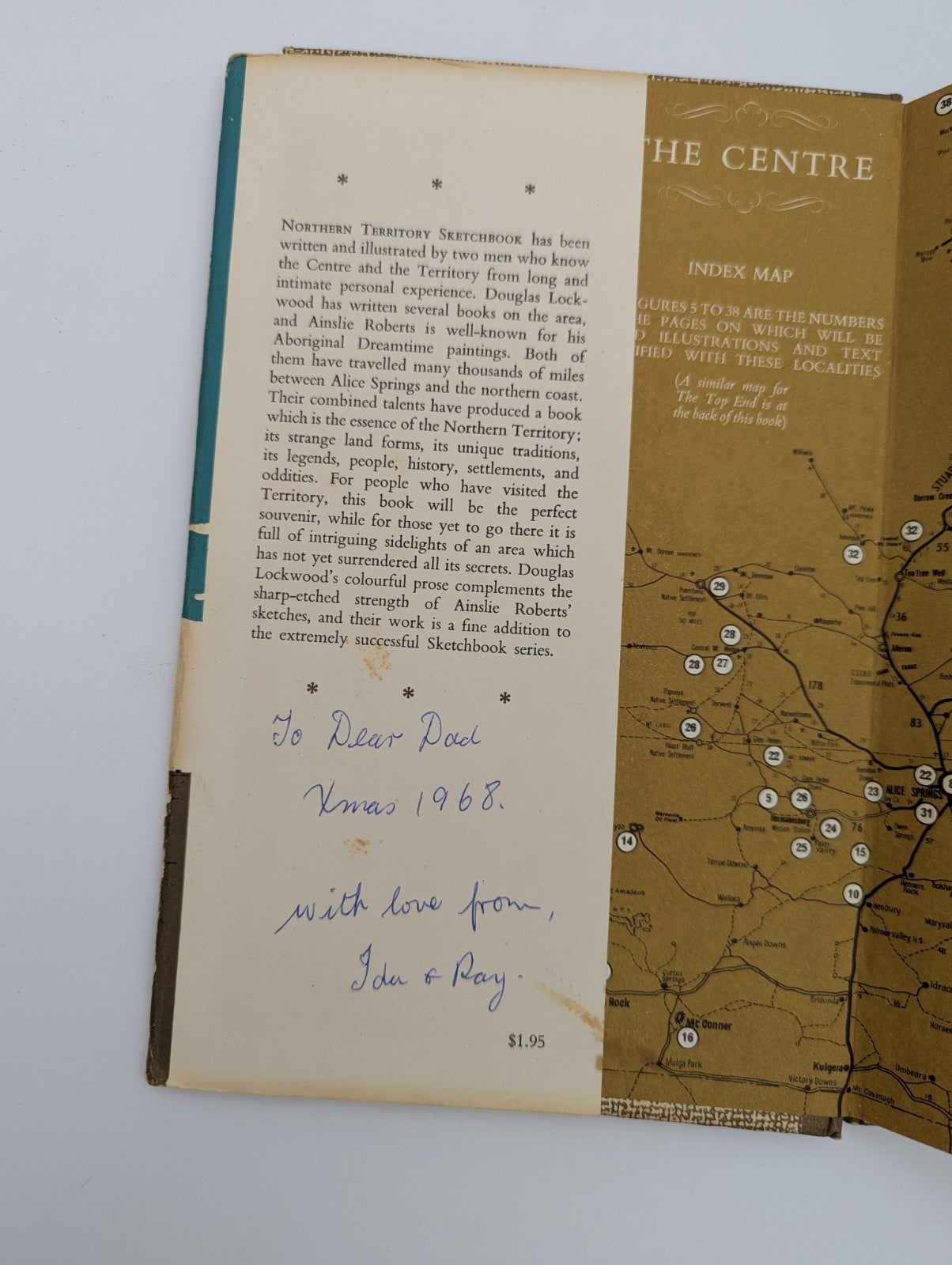 Northern Territory Sketchbook by Douglas Lockwood & Ainslie Roberts 1st Ed 1968 by "Douglas Lockwood Ainslie Roberts"
