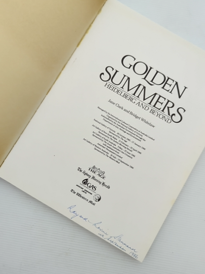 Golden Summers Heidelberg And Beyond, Bridget Whitelaw Jane Clark, Art History by "Bridget Whitelaw Jane Clark"