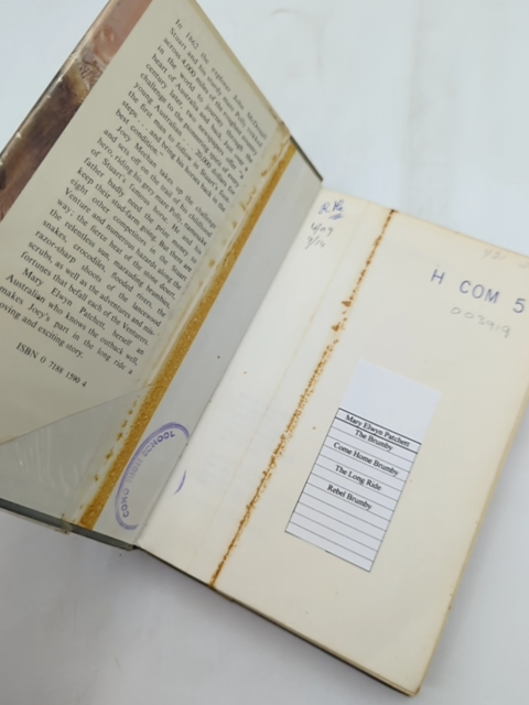 The Long Ride Brumby Book by Mary Elwyn Patchett, Australian History by Mary Elwyn Patchett