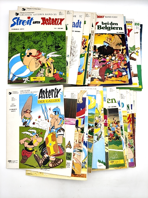 Asterix by Goscinny and Uderzo Books 1-27, 29 & 33 (German Deutsch Grosser Band) by Goscinny And Uderzo