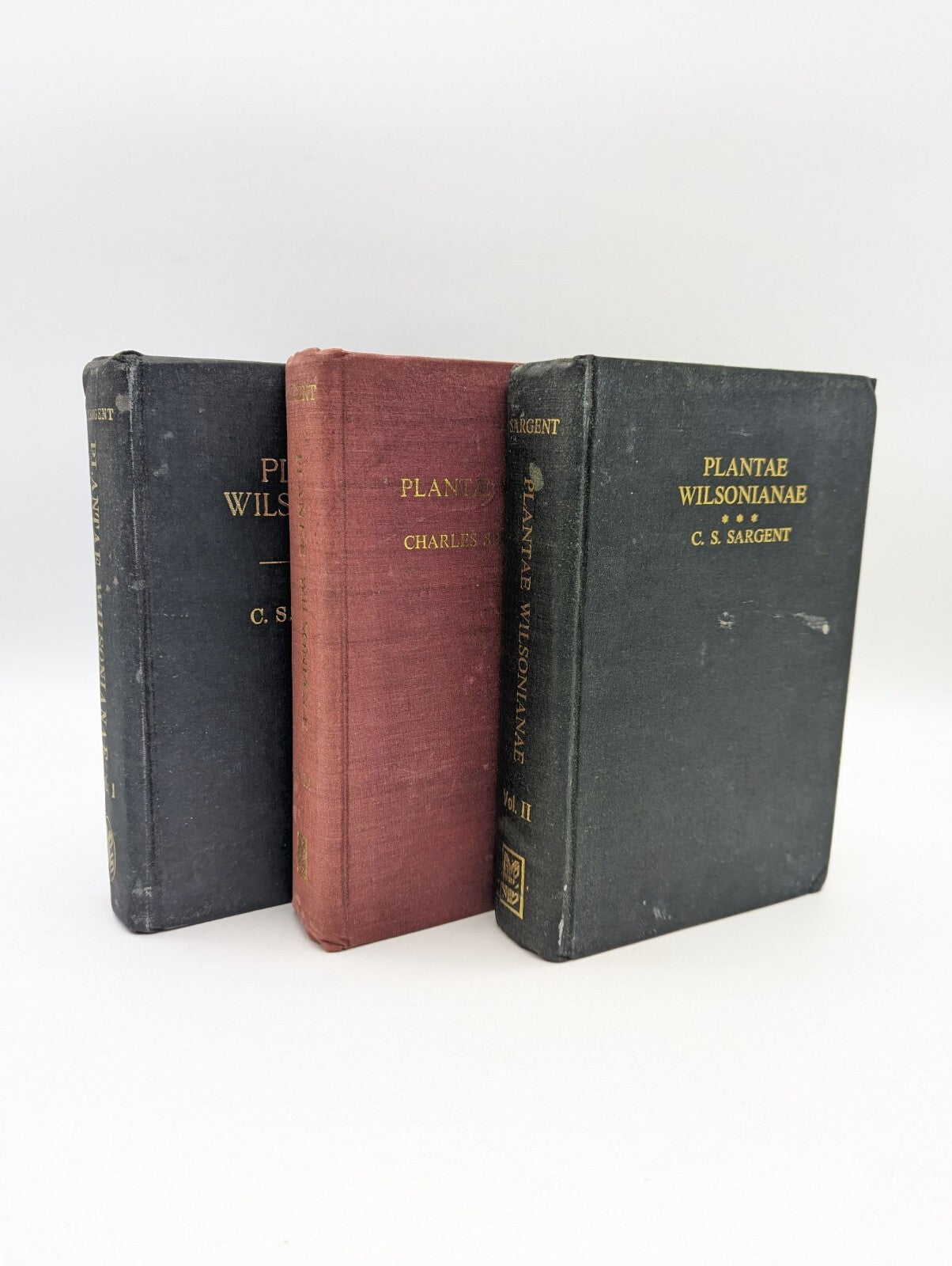 Plantar Wilsonianae by Charles Sprague Sargent (Hardcover) 3 Vols Plant Hunters by Charles Sprague Sargent"