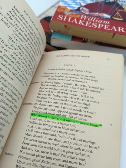 4x Shakespeare Books, Bill Bryson, Richard III, Taming Shrew, Merchant Venice by William Shakespeare