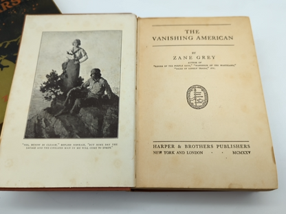 4x Zane Grey Book Bundle The Vanishing American, Desert of Wheat, Border Legion… by Zane Grey