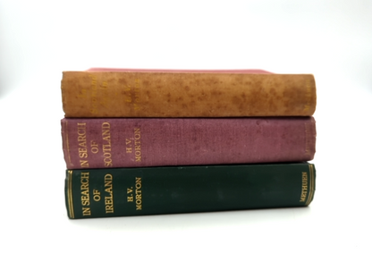 3x H V Morton Books: In Search of Ireland, Scotland & In Scotland Again by H V Morton