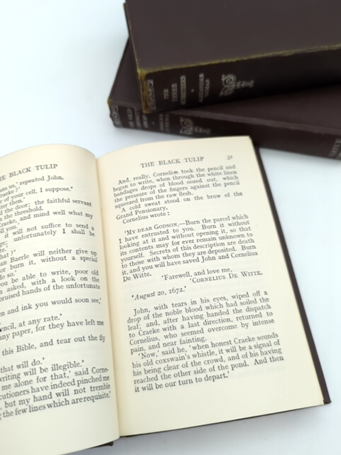 3x Virtue Library Of Classics Books, Alexandre Dumas & Charles Dickens by Alexandre Dumas & Charles Dickens