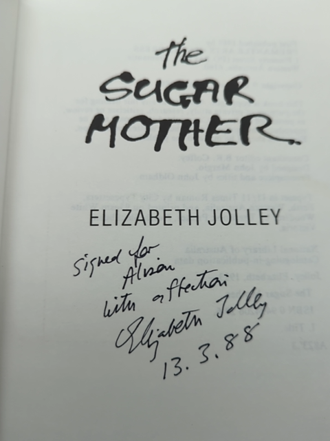 The Sugar Mother by Elizabeth Jolley (Hardcover, 1988) Signed, Romance Affair by Elizabeth Jolley
