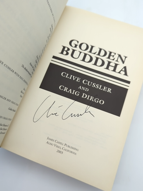 Golden Buddha (the Oregon Files) by Clive Cussler, Adventure Signed by Clive Cussler