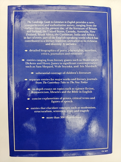 The Cambridge Guide To Literature In English by Ian Ousby (Hardcover, 1988) by Ian Ousby