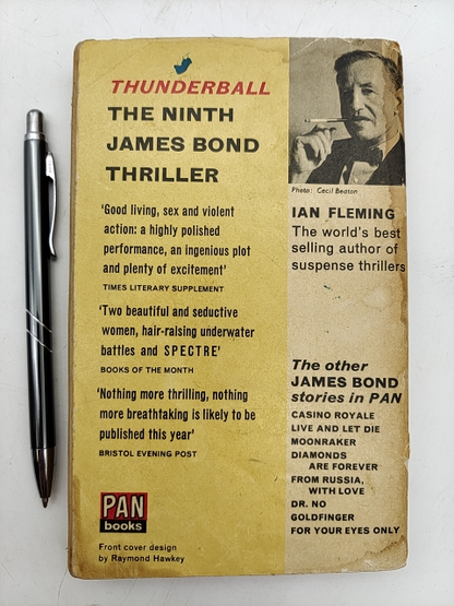 Thunderball (James Bond) by Ian Fleming (Paperback, 1964) Thriller novel by Ian Fleming