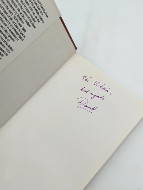 Whitefella Comin' David Trigger Aboriginal Colonialism Doomadgee Signed by David S. Trigger