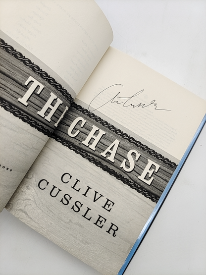 The Chase (an Isaac Bell Adventure) by Clive Cussler, Adventure Signed by Clive Cussler