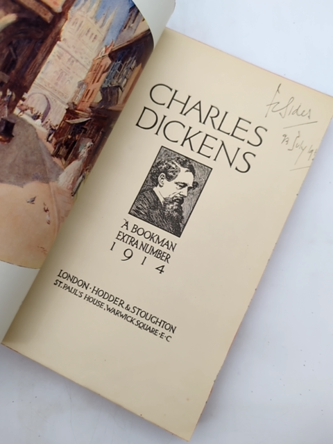 Charles Dickens Extra Number of the Bookman by Charles Dickens (Cloth, 1914) by Charles Dickens